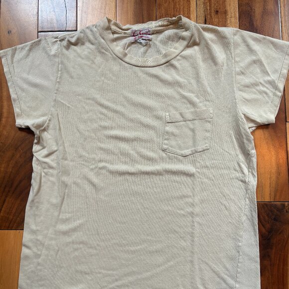 Levi's Vintage Clothing 1950's Sportswear Tee - Pocket Tee - Medium - Yellow - Picture 1 of 4